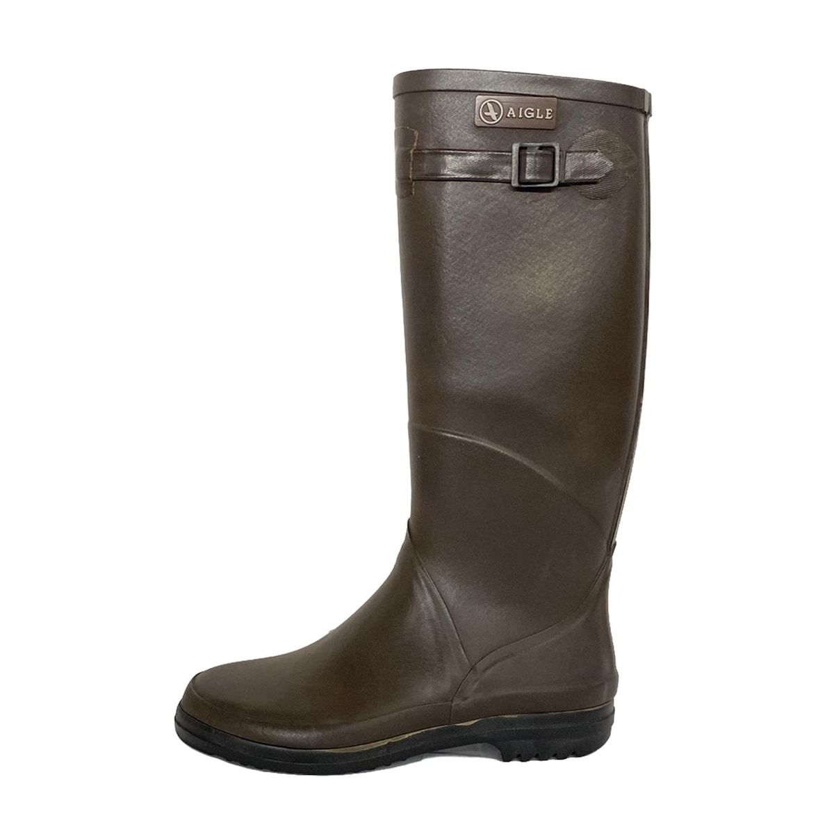 AIGLE エーグル レインブーツ 36 レディース - ダークブラウン