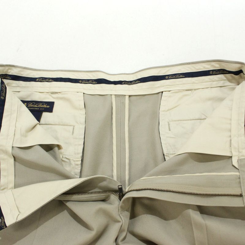 90s USA製 BROOKS BROTHERS ツータック チノパンツ W38 90s USA製 BROOKS BROTHERS ツータック チノパンツ W38