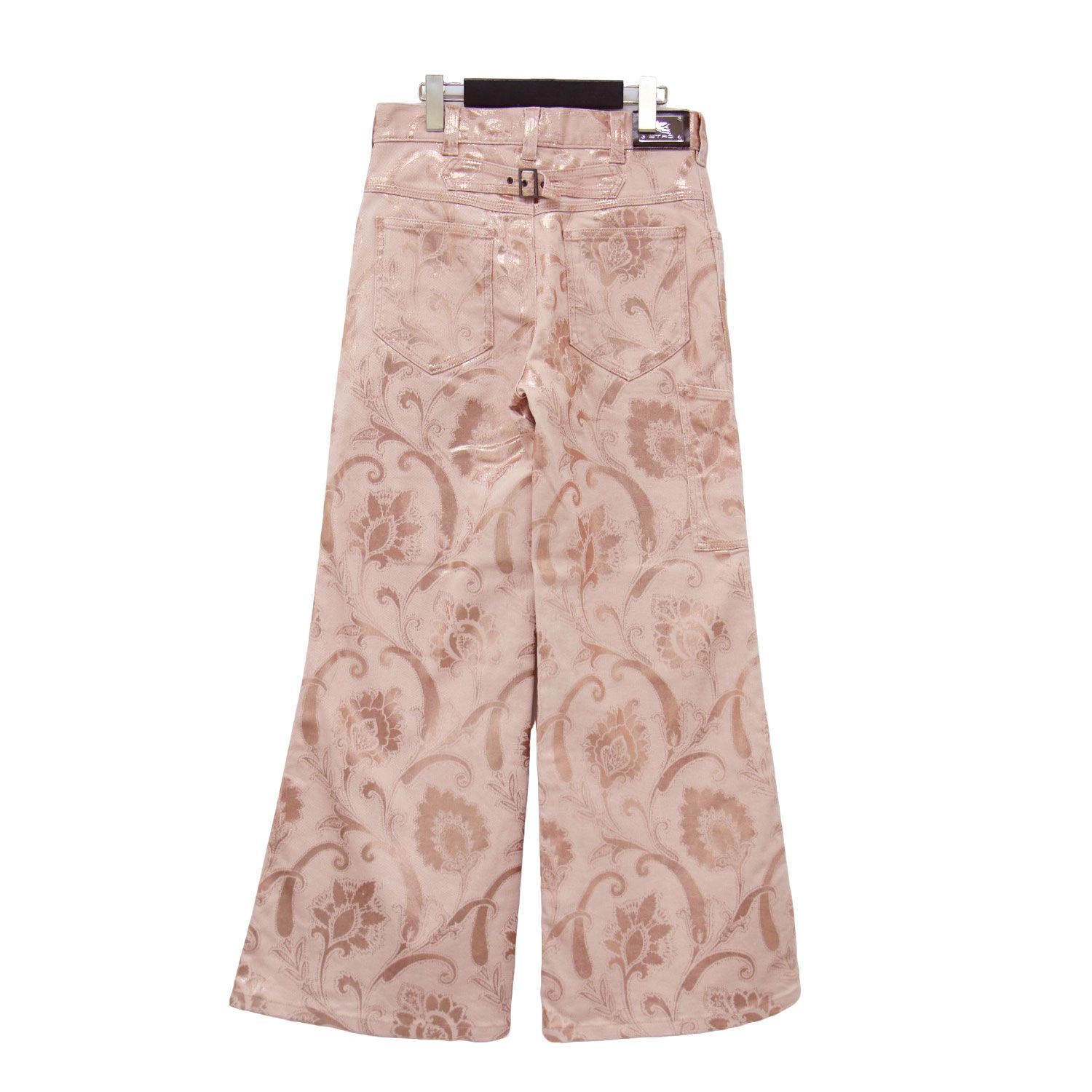 ETRO エトロ パンツ ピンク サイズ:26(S) / ペイズリー柄 ワイド