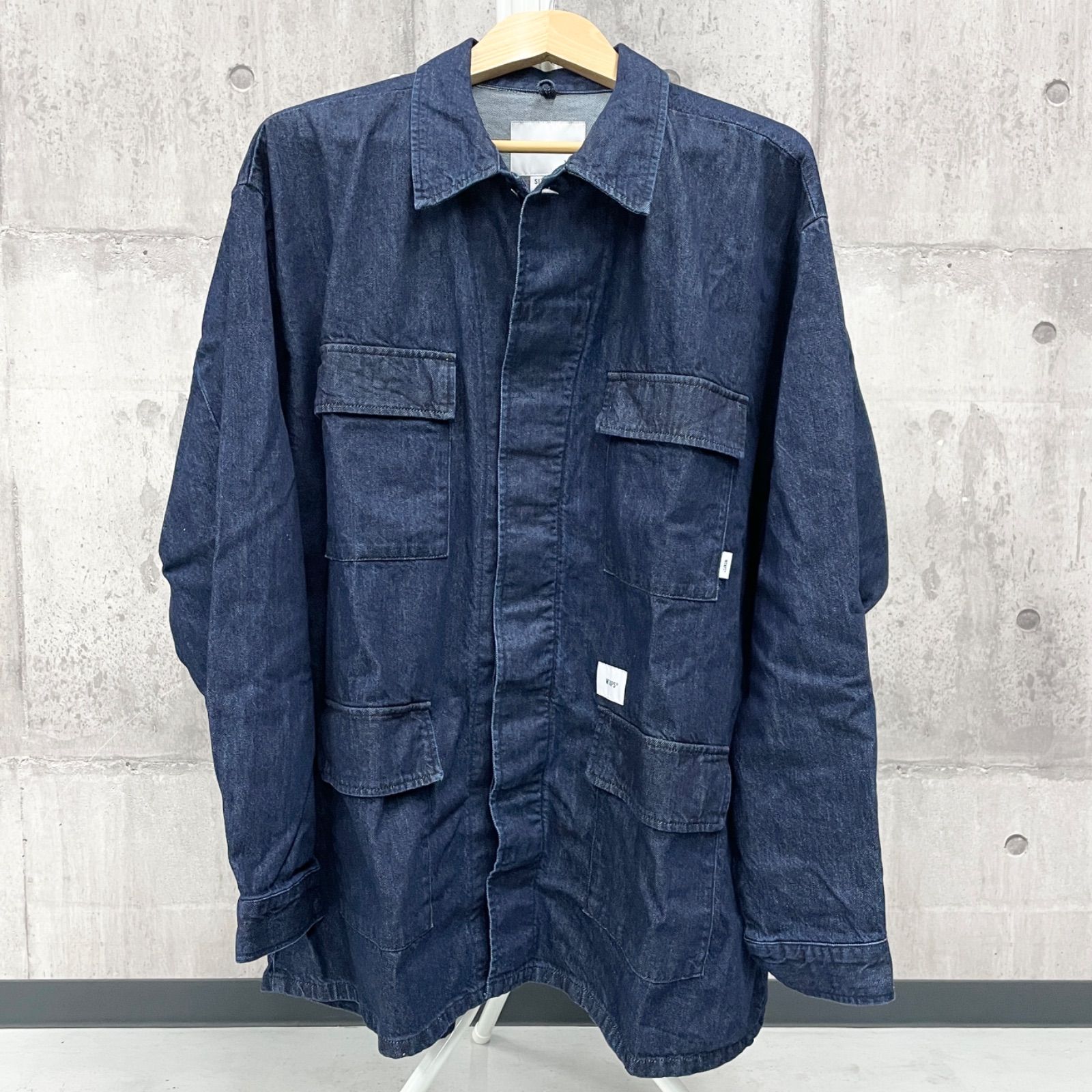 WTAPS ダブルタップス 23SS JMOD LS インディゴ デニムジャケット 04(XL)