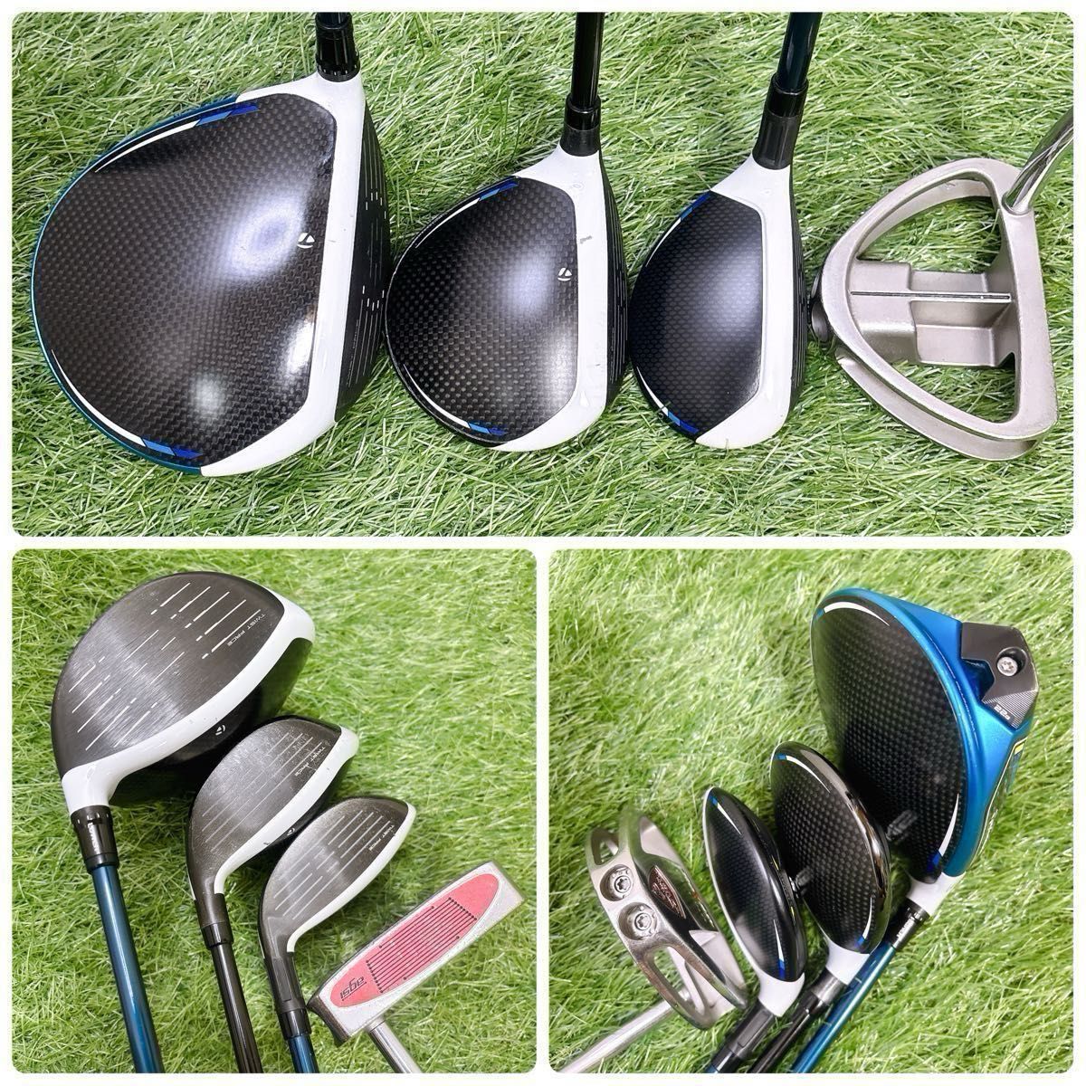 TaylorMade - ゴルフクラブ メンズ セット テーラーメイド SIM2MAX 12本 初心者 楽天市場】【中古】テーラーメイド オールシム2マックス 12本