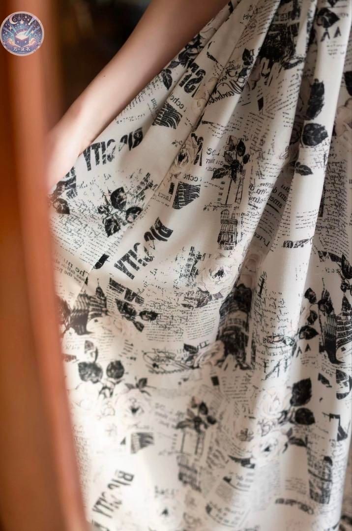 ロリータ風シンプルジャンパースカート