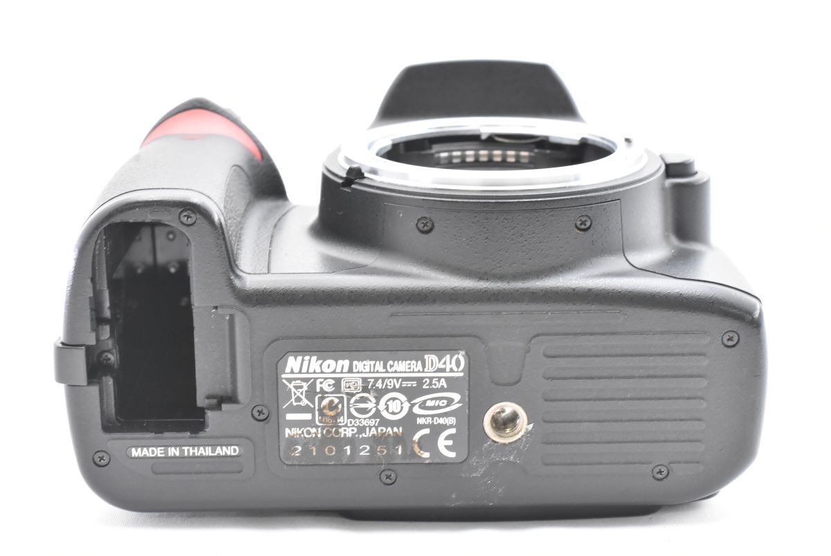 Nikon ニコン D40 ブラックボディ デジタル一眼レフカメラ + AF-S DX