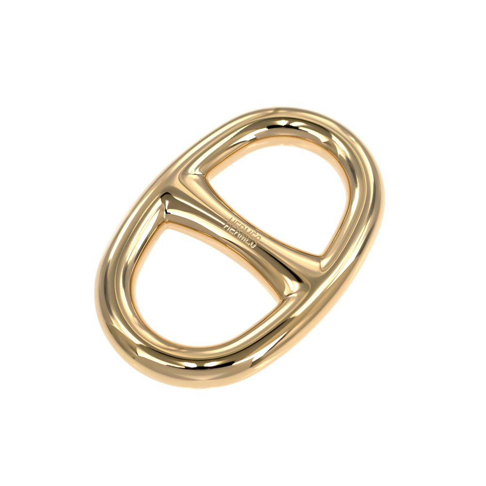 名東 エルメス スカーフリング シェーヌダンクル パーマブラス ゴールドカラー 小物 その他