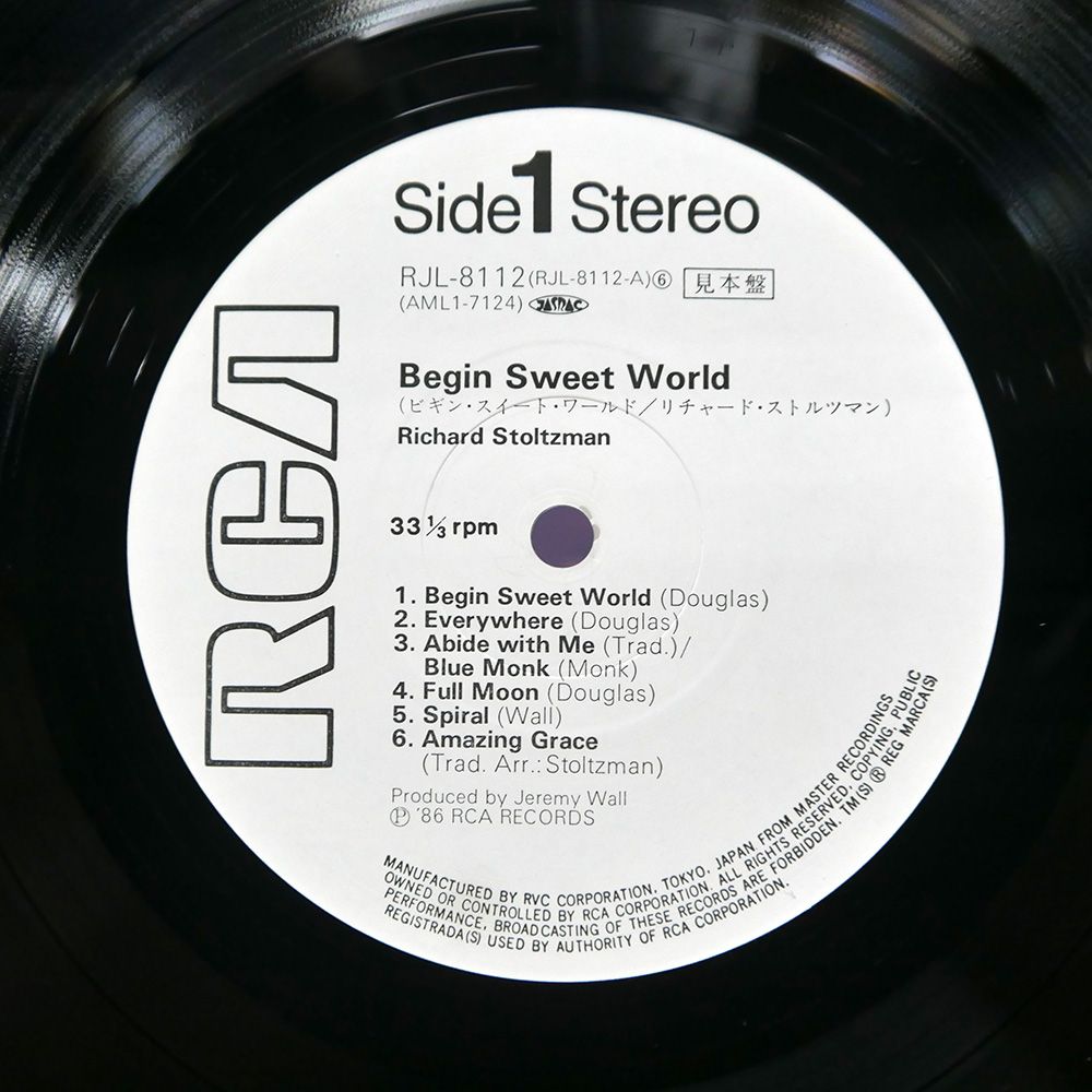 新品 大人気商品  RICHARD 国内盤 見本盤 STOLTZMAN/BEGIN RED WORLD/RCA SWEET 邦楽