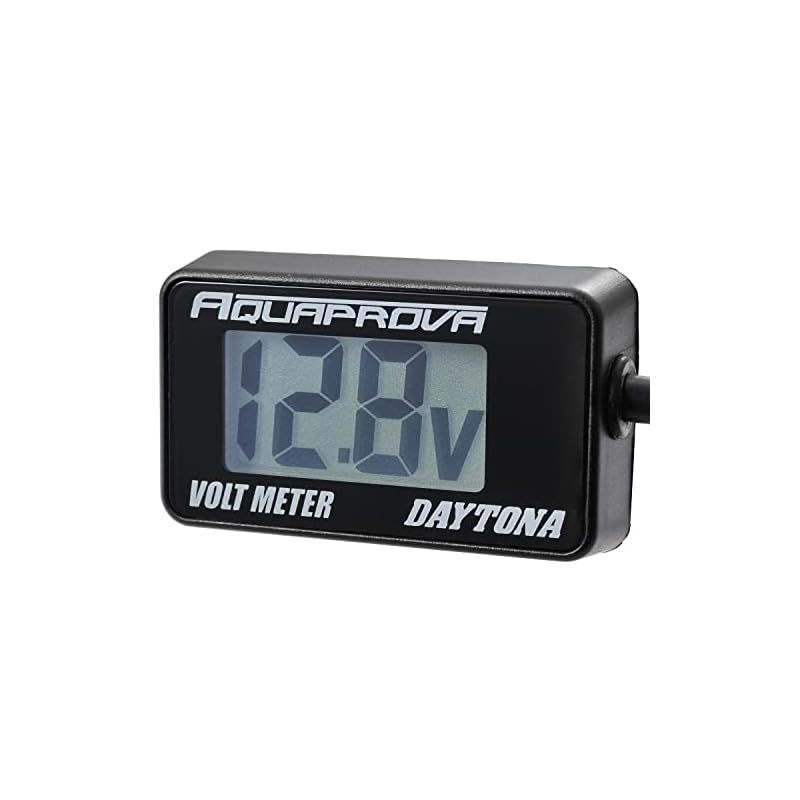 デイトナ(Daytona) AQUAPROVA (アクアプローバ) バイク用 電圧計