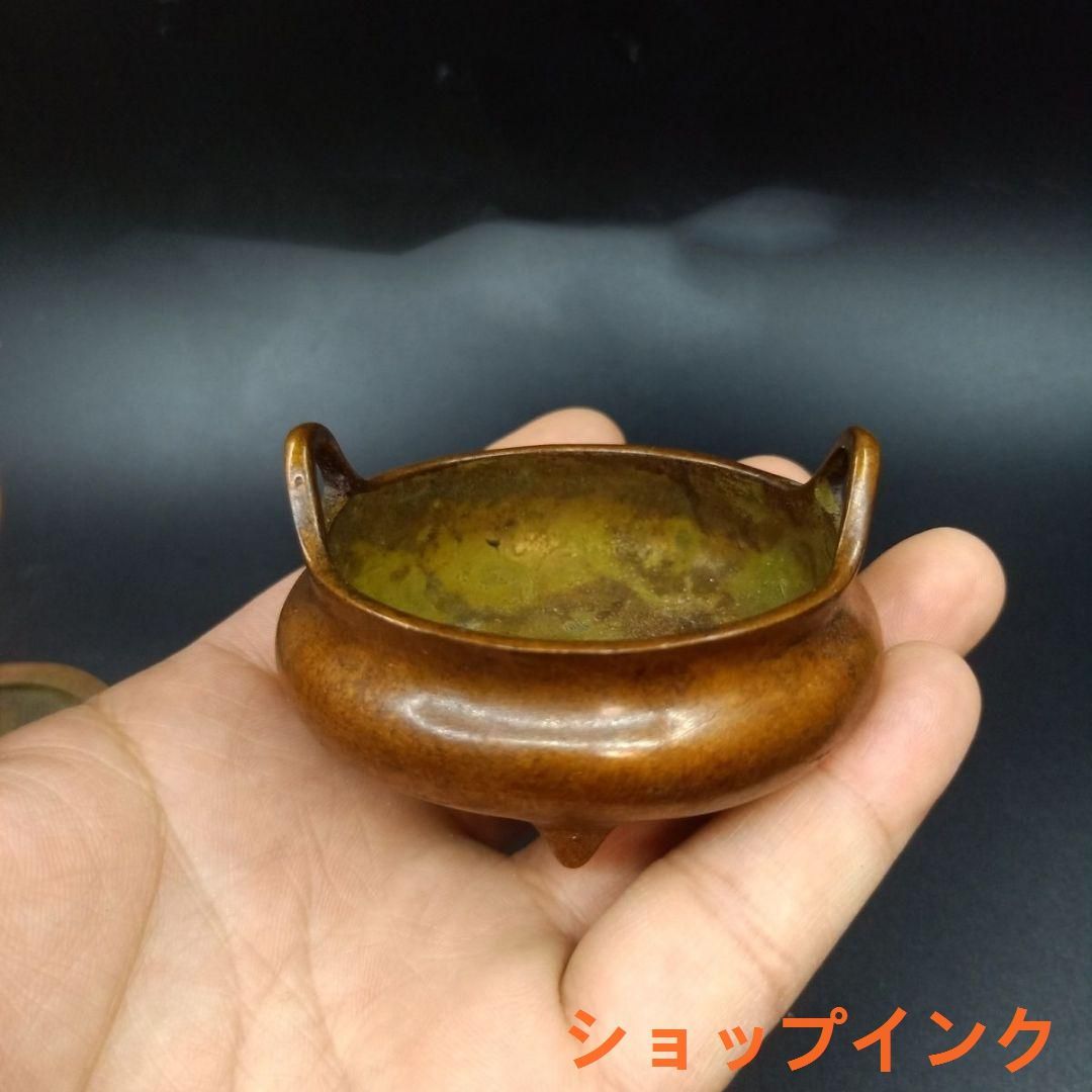 銅器 香炉 挿し香炉 仏堂香炉 香道具 装飾品 工芸品 置物gzp0829