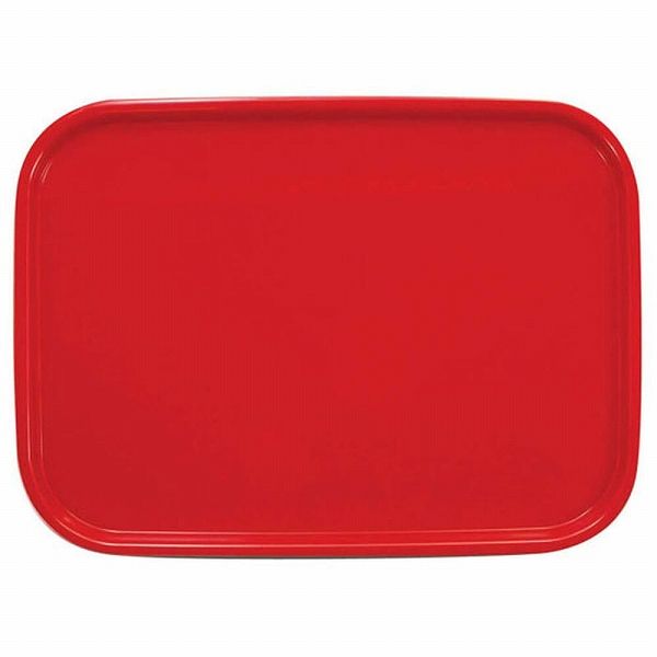 橋本達之助工芸 カラーコレクショントレー ダークレッド L 角 ノンスリップ加工 ETL2007