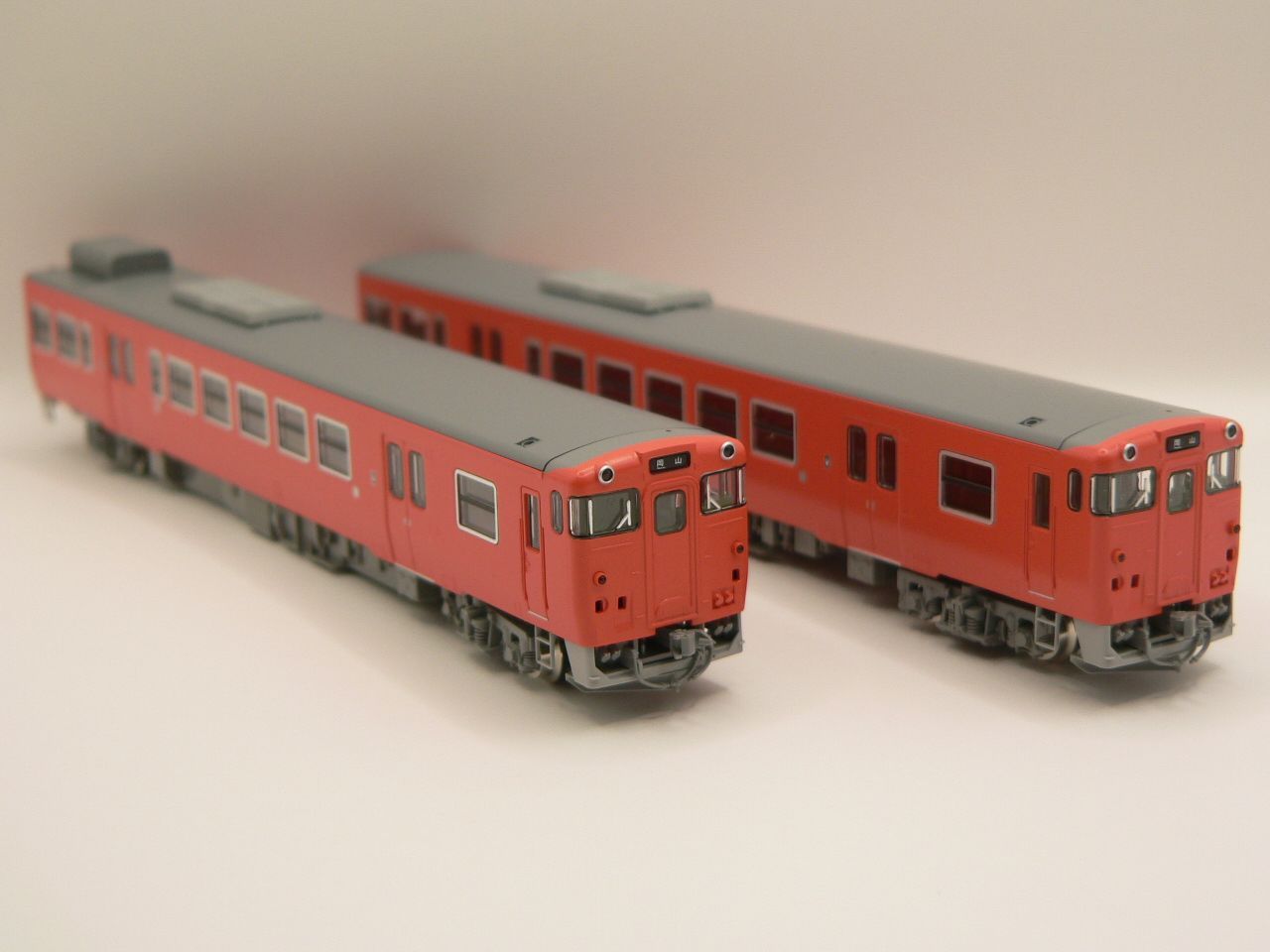 JR キハ47-0形ディーゼルカー（JR西日本更新車・岡山色）セット｜製品