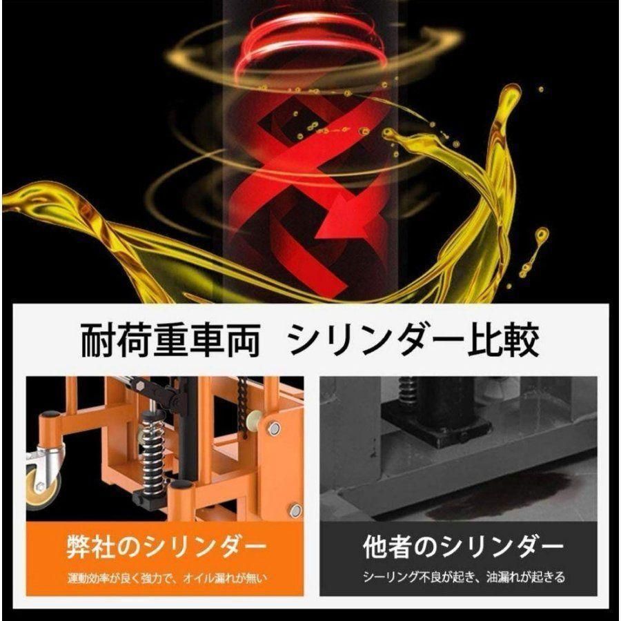 購入前配送先確認】ハンドフォークリフト400kg 195×108×60 602 - メルカリ