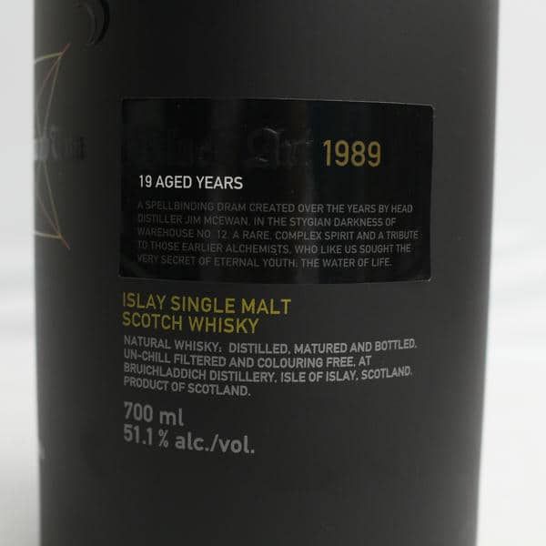 ブルイックラディ 19年 1989 ブラックアート BRUICHLADDICH（ブルイックラディ）19年 ブラックアート 1989