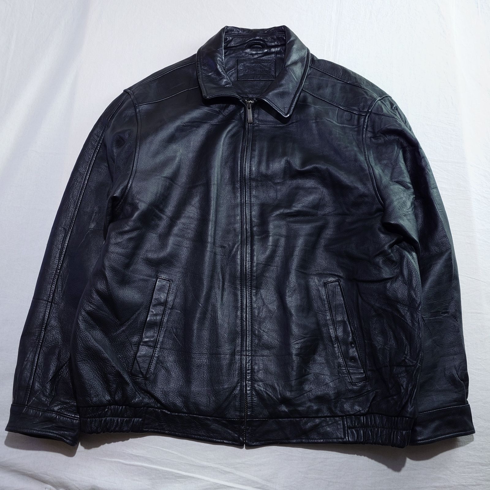 90s】croft＆barrow クラフトアンドバロー レザージャケット 
