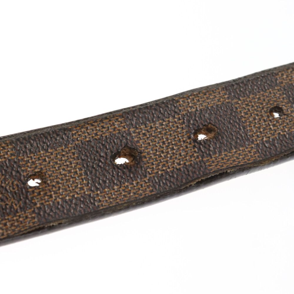 ルイヴィトン M6944 サンチュール ダミエ　キャレ ベルト LB0034 LOUIS VUITTON (ルイヴィトン) サンチュールキャレ ダミエ エヌ