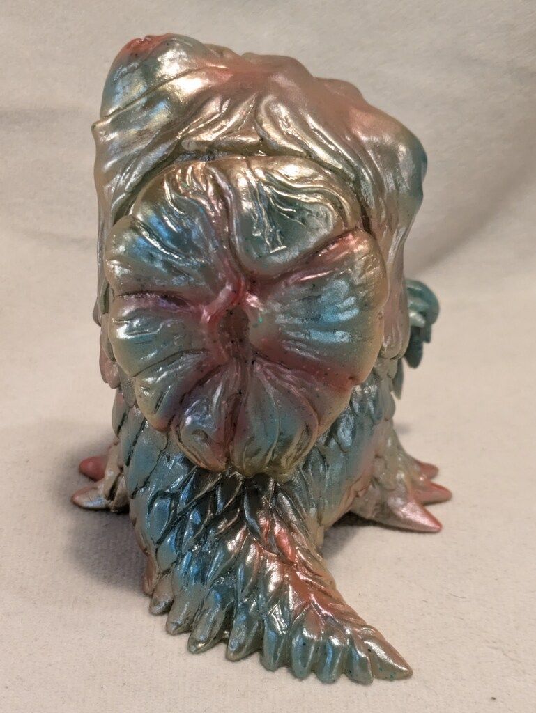 美品　開封済み　シカルナ工房　ヘドラ フィギュア シカルナ・工房 CUBE ヘドラ クリアラメ成型