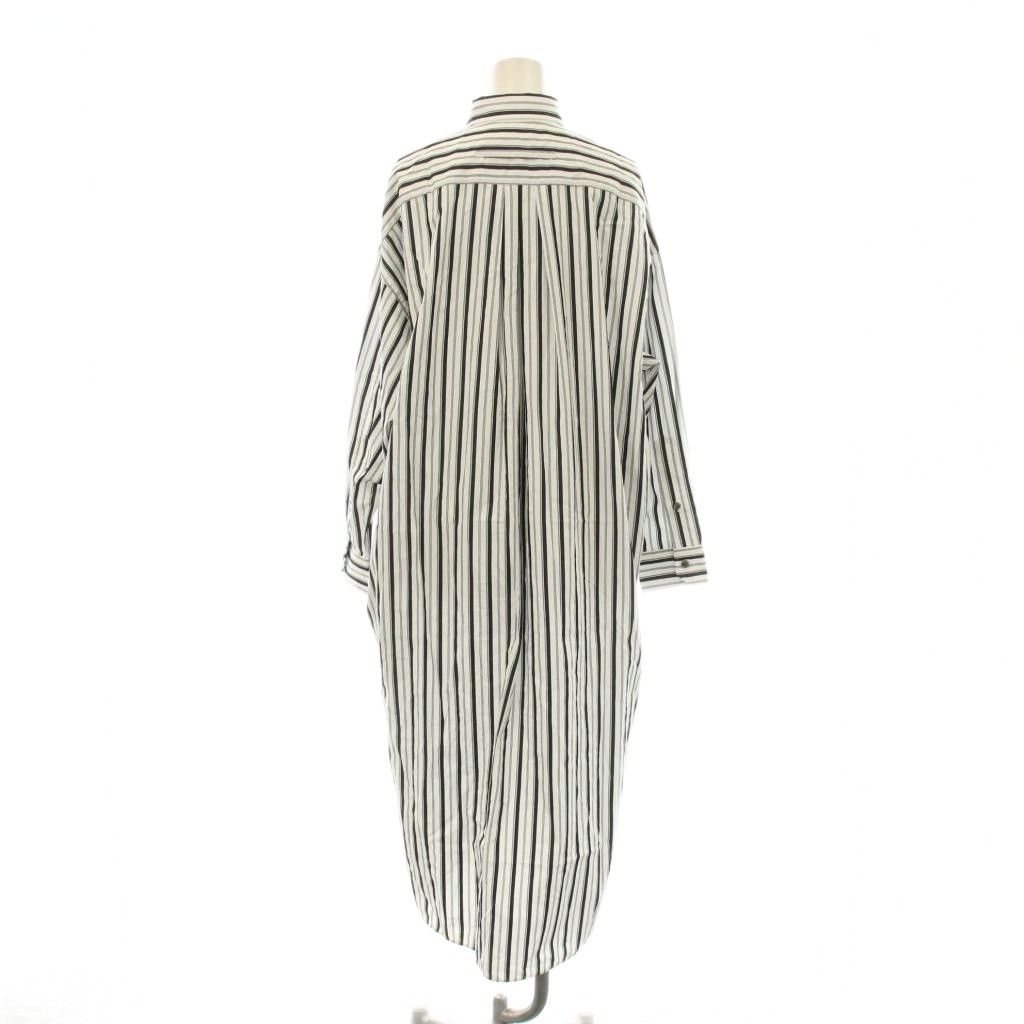 ティッカ TICCA スクエア ビッグ シャツワンピース ロング マキシ 長袖