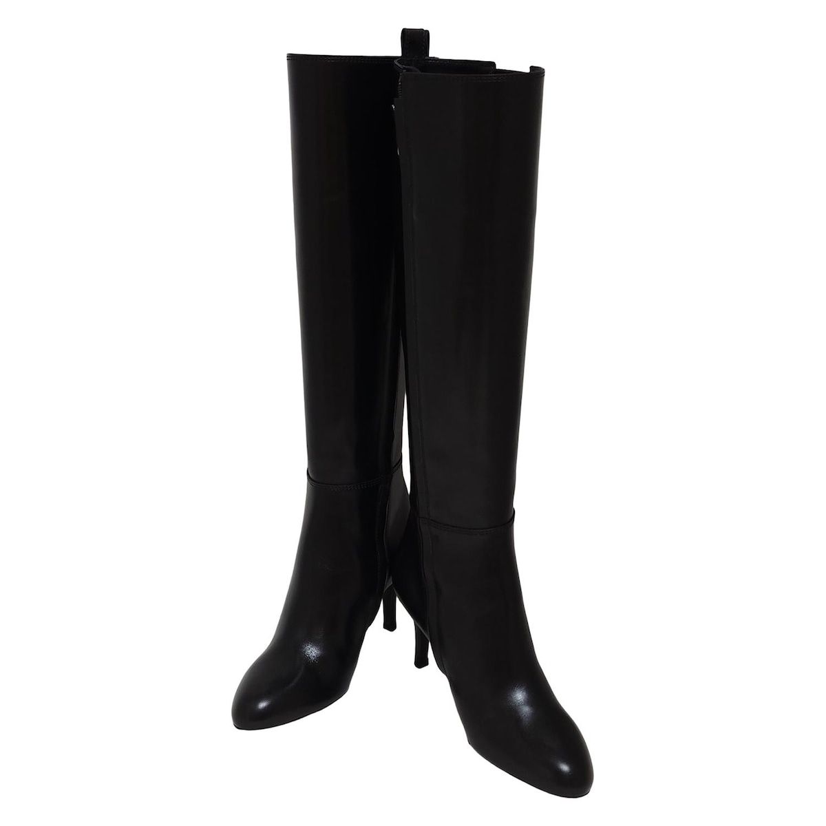 sergio rossi セルジオロッシ ロングブーツ 34 1|2 レディース - 黒 レザー