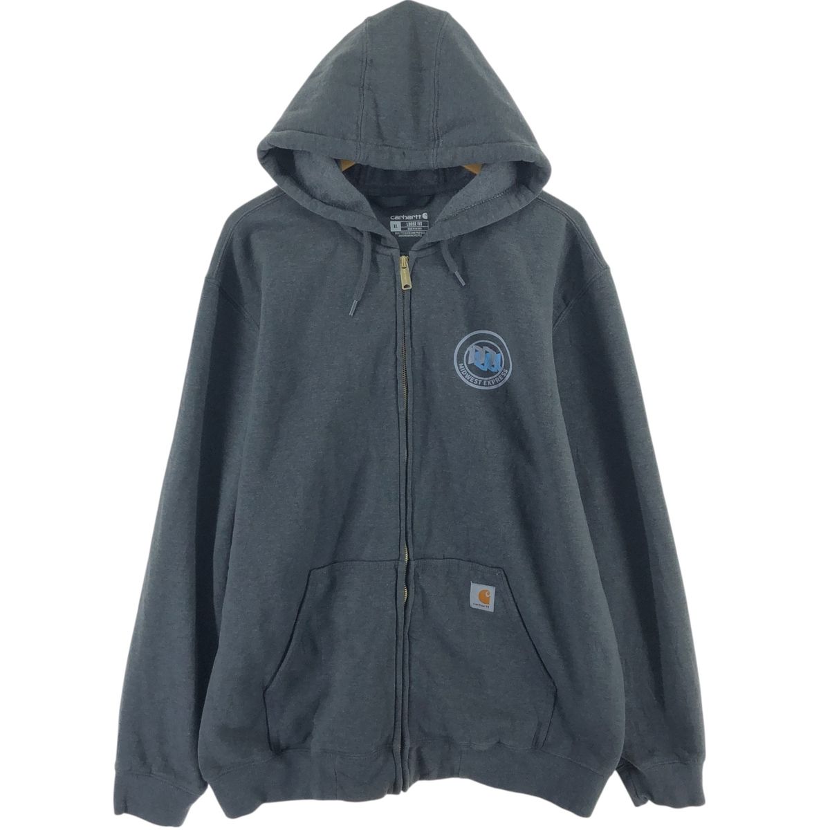 古着 カーハート Carhartt Loose Fit スウェットプルオーバーパーカー レディースS相当 /eaa536987 古着 カーハート Carhartt Loose Fit スウェットプルオーバー