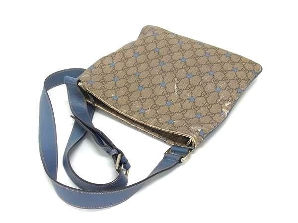 美品 GUCCI グッチ GGスプリーム　ベルト　PVC GUCCI グッチ ショルダーバッグ GGスプリーム スタープリント