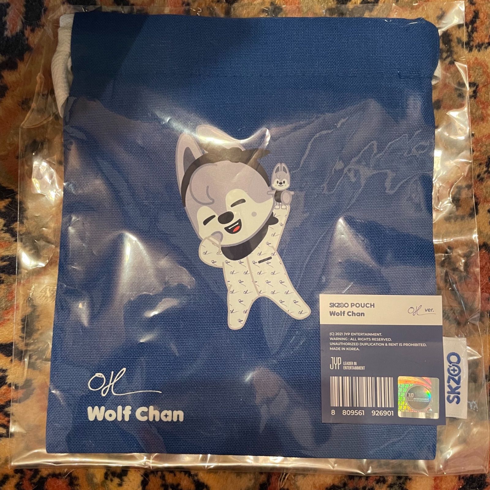 straykids skzoo スキズ バンチャン　ポーチ バンチャン SKZOO 巾着ポーチ OH Stray Kids ストレイキッズ