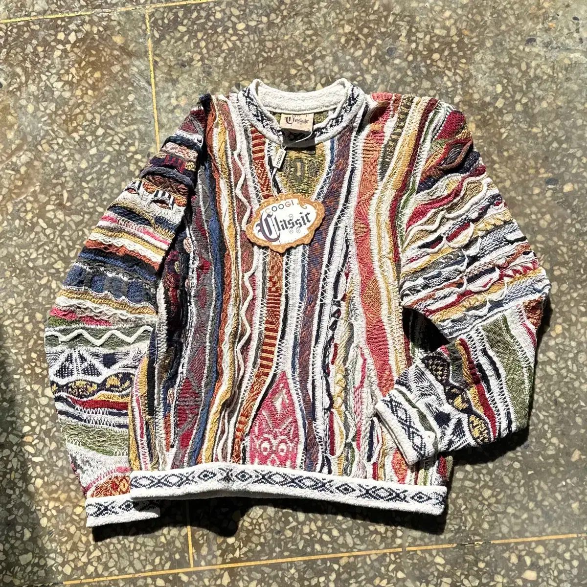 90s COOGI(クージー) 3D ニット セーター デッドストック M 【公式通販】