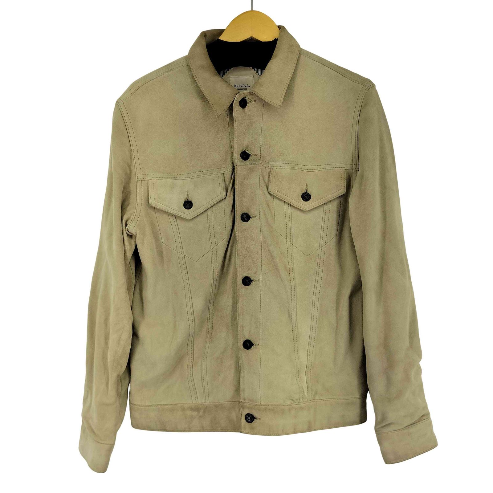 【美品】 M.I.D.A シープスウェードレザージャケット 美品】 M.I.D.A シープスウェードレザージャケット - メルカリ