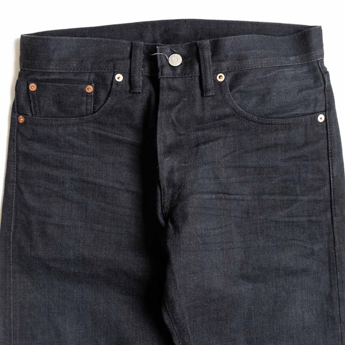 美品】RRL 【NEW BLACK ON BLACK SLIM FIT BLACK DENIM PANTS 】30×30 