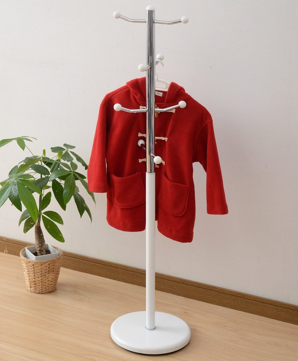 在庫処分】山善(YAMAZEN) ポールハンガー キッズ オフホワイト KPH-8(OW)