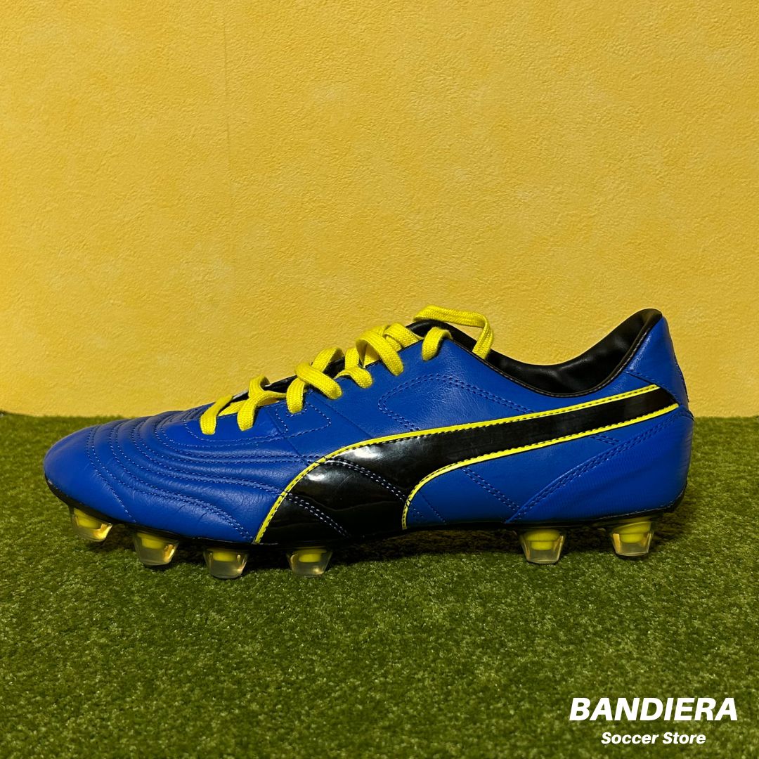 PUMA - プーマ サッカースパイク パラメヒコ ライト 13 HG JP（レッド×ブルー） PUMA プーマ パラメヒコ ライト 13 HG ジュニア(レッド×ブルー