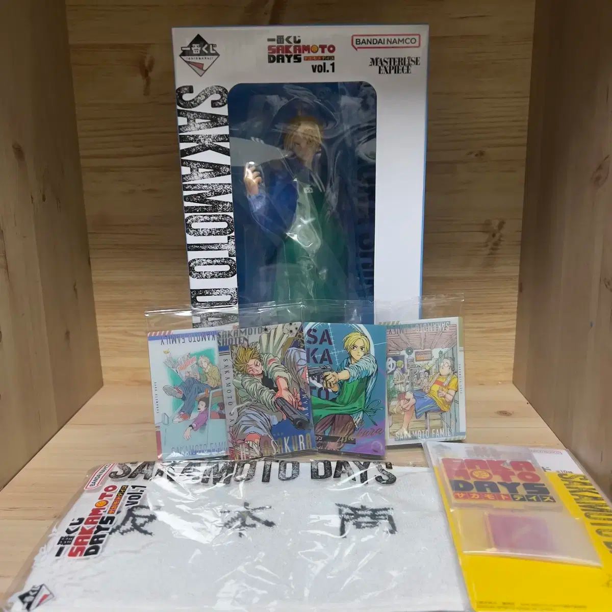 未開封 坂本 一番くじ サワー フィギュア B 賞 + ウェーハ カード 下位ランク