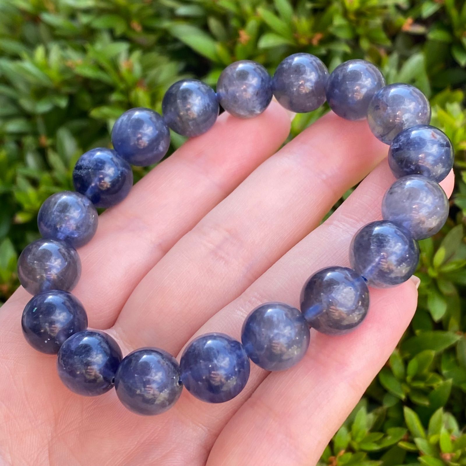 A1961 アイオライト 天然石 パワーストーン ブレスレット - メルカリ 