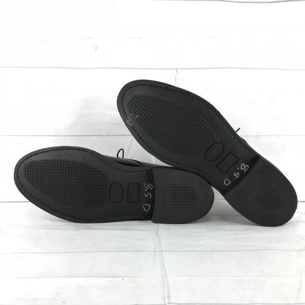 80s-90s?/Vintage★USA製★キャップス★サービスシューズ/オープントゥ【26.0/黒】グッドイヤー製法/ビブラムソール/エナメル加工◆G-119 80s-90s?/Vintage☆USA製☆キャップス☆サービスシューズ/オープントゥ
