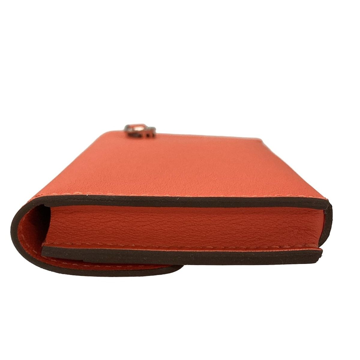 HERMES(エルメス) カードケース美品 エルメスナップ オレンジ  