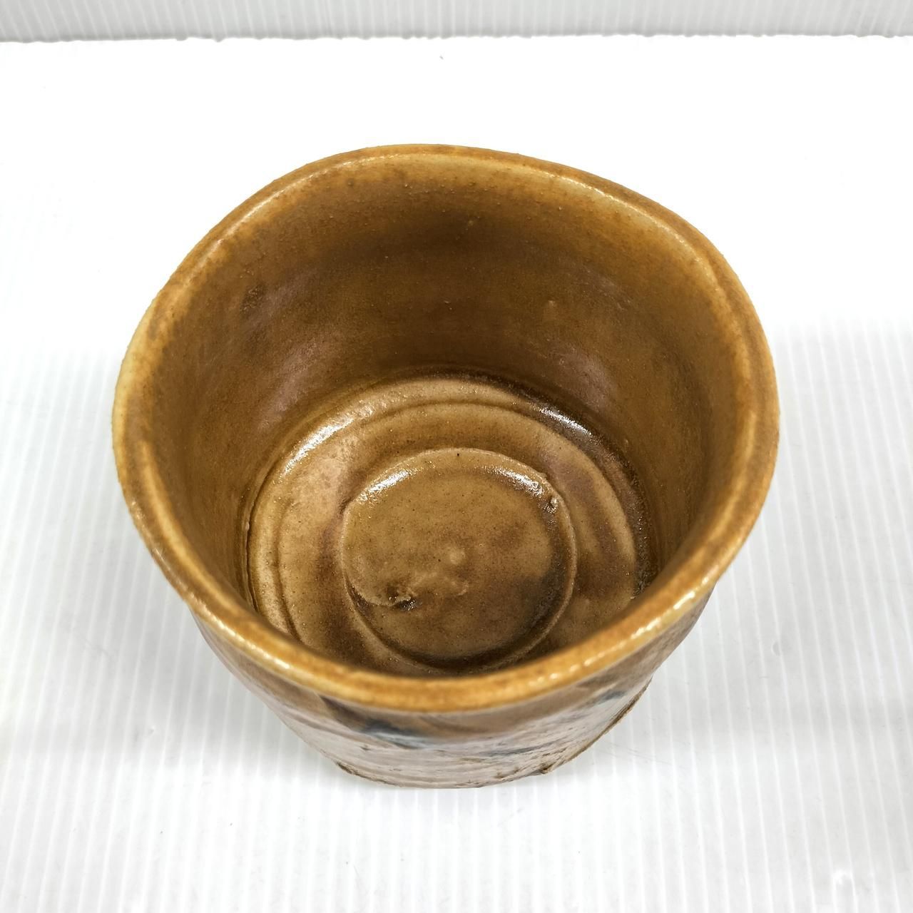 黄瀬戸焼 加藤鈔 茶碗 Yellow Seto ware tea bowl by Kato Sho WWW_IBETON_RU