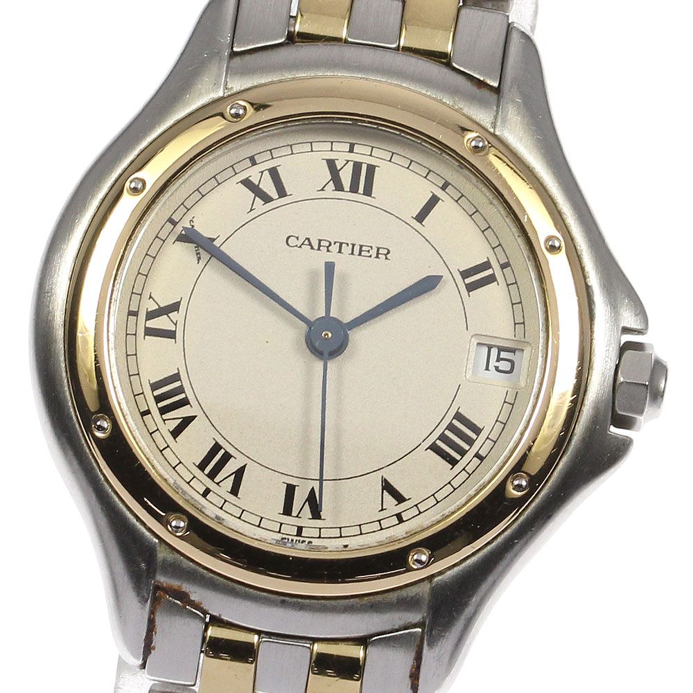 カルティエ CARTIER W35005B6 パンテールクーガーSM デイト クォーツ 