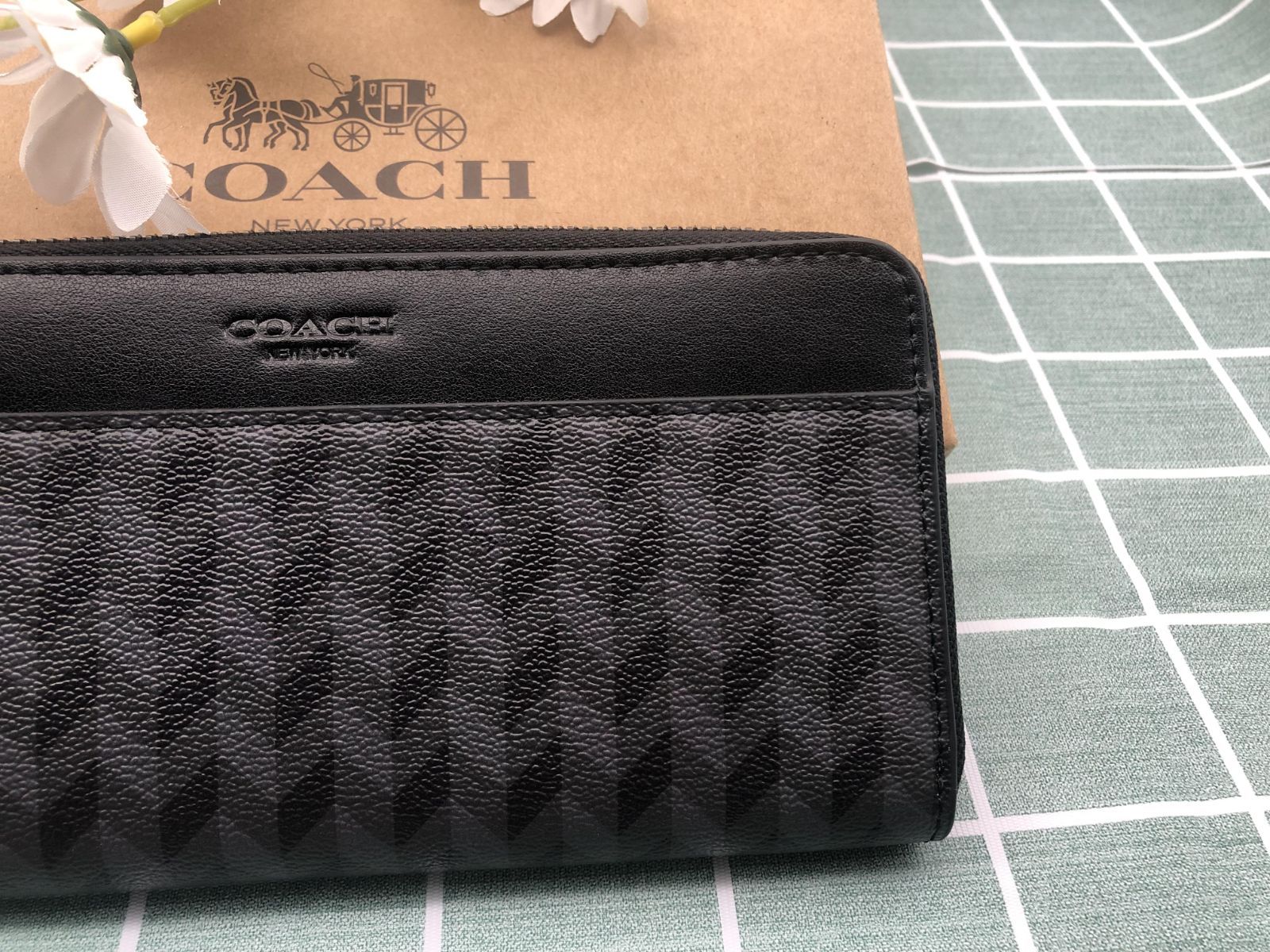 コーチ COACH 長財布 財布 新品 未使用 クーポン配布 ロゴ 