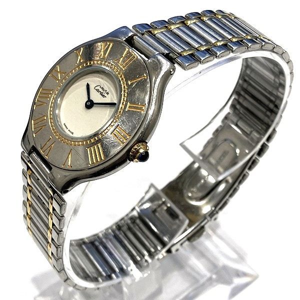 カルティエ マスト21 ヴァンティアン クォーツ 時計 腕時計 ボーイズ - メルカリ