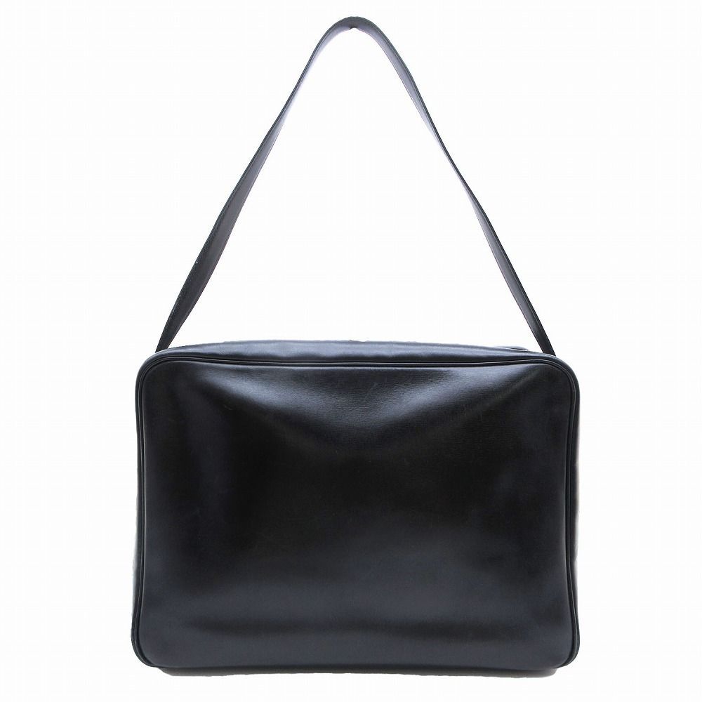 美品 エルメス レザー クロシェット ネックストラップ ブラック 黒 刻印 美品 エルメス レザー クロシェット ネックストラップ ブラック