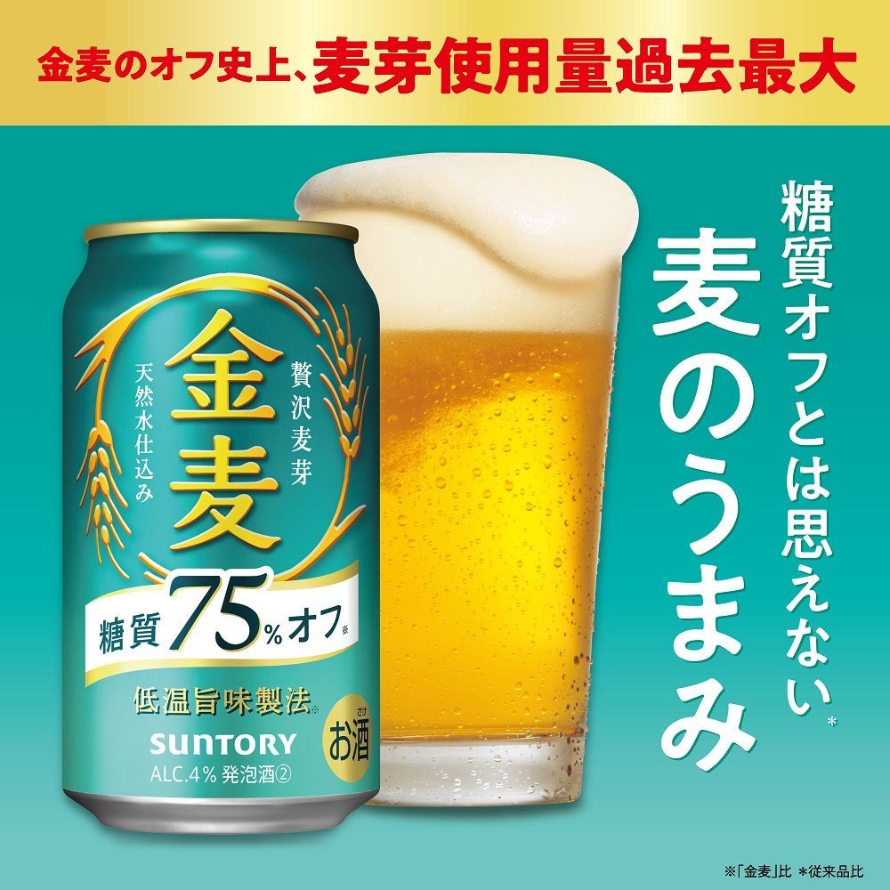金麦 糖質75％オフ