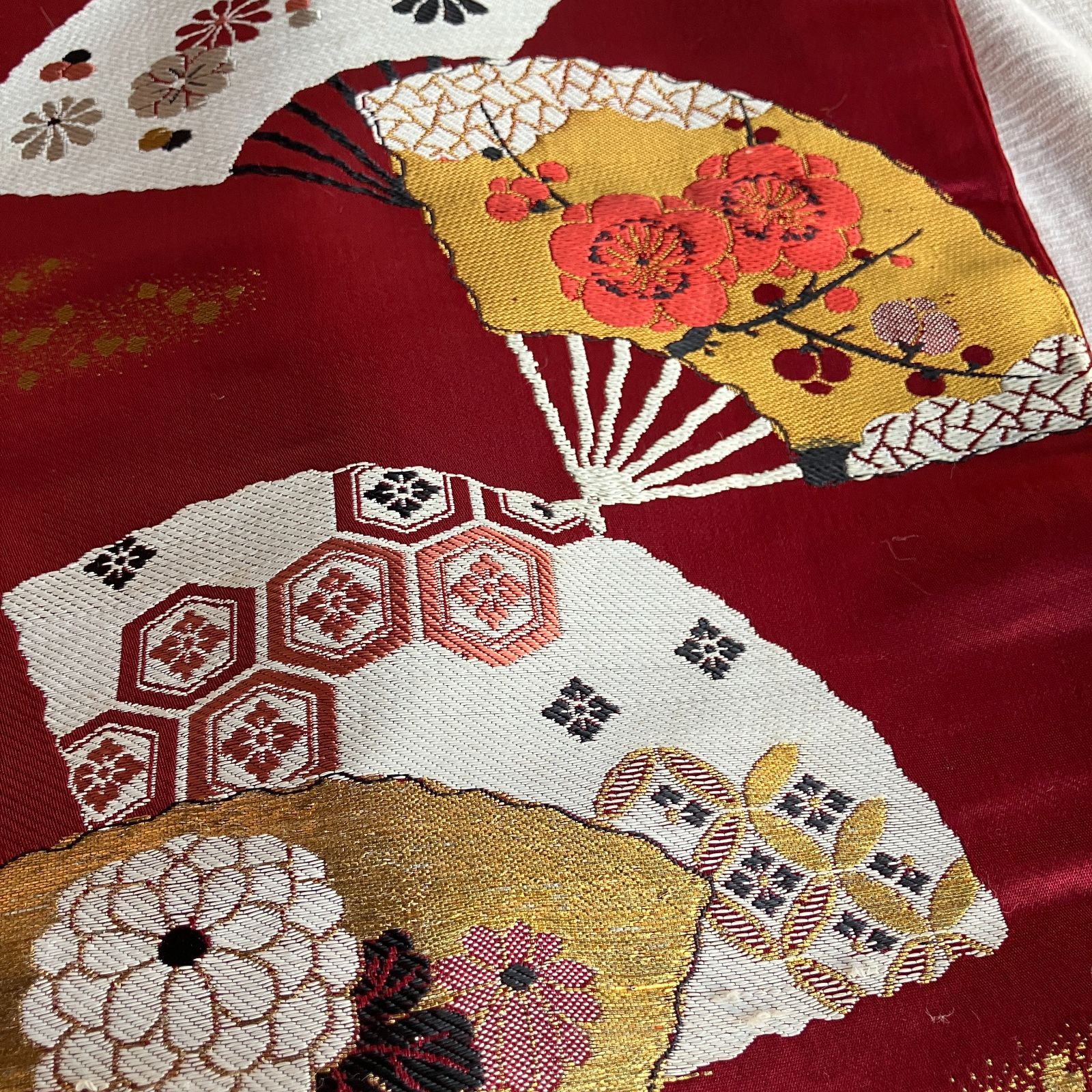 手刺繍　アンティーク　帯　リメイク　アンティーク　ハギレ 手刺繍 アンティーク 帯 リメイク アンティーク ハギレ 楽天市場