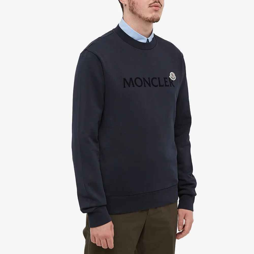 ☆未使用タグ付き・本物保証☆MONCLER レタリングロゴ スウェット S～XXL ネイビー色 紺色 - メルカリ