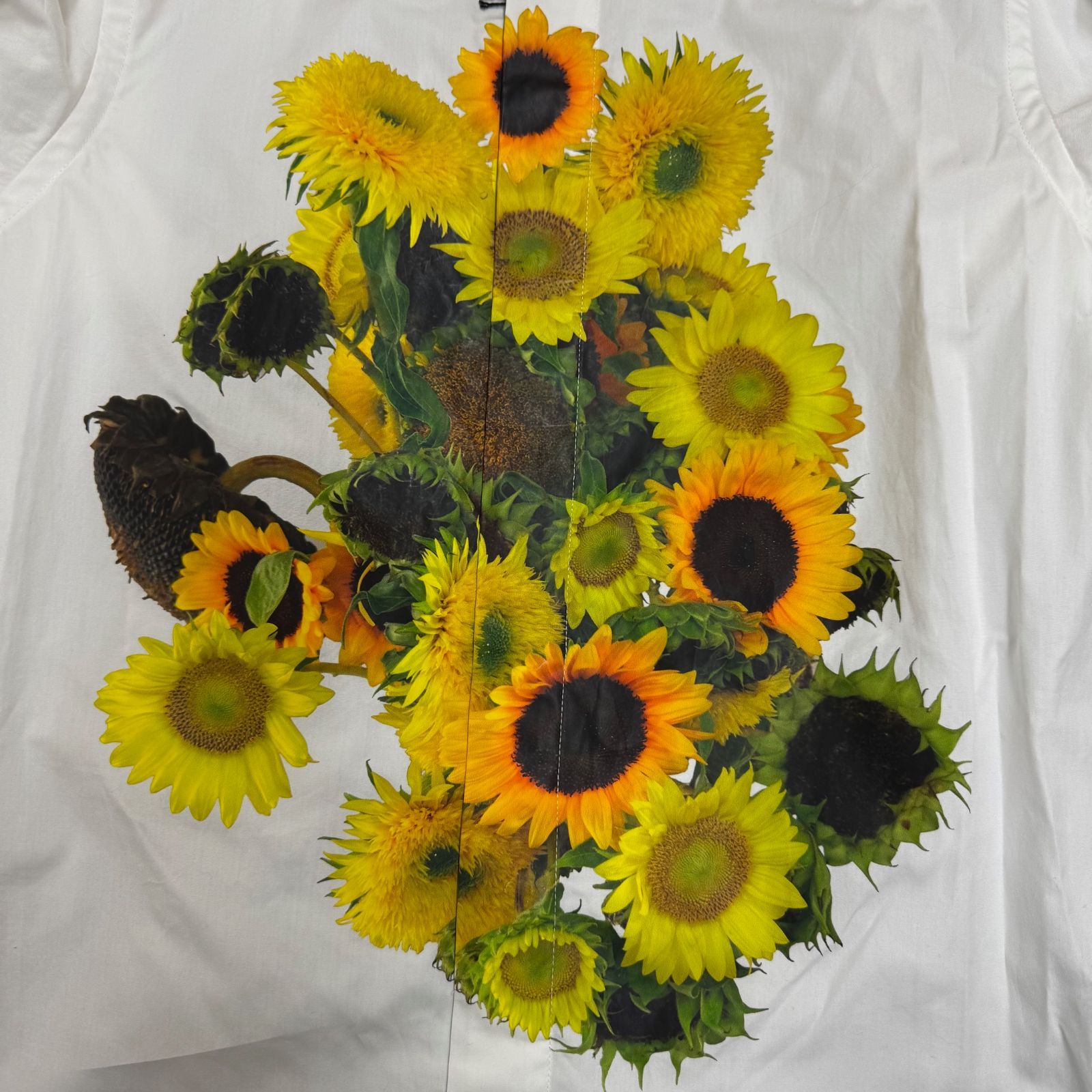 参考上代49500円 未使用品 SOSHIOTSUKI 24SS FLATCOLLAR SUNFLOWER