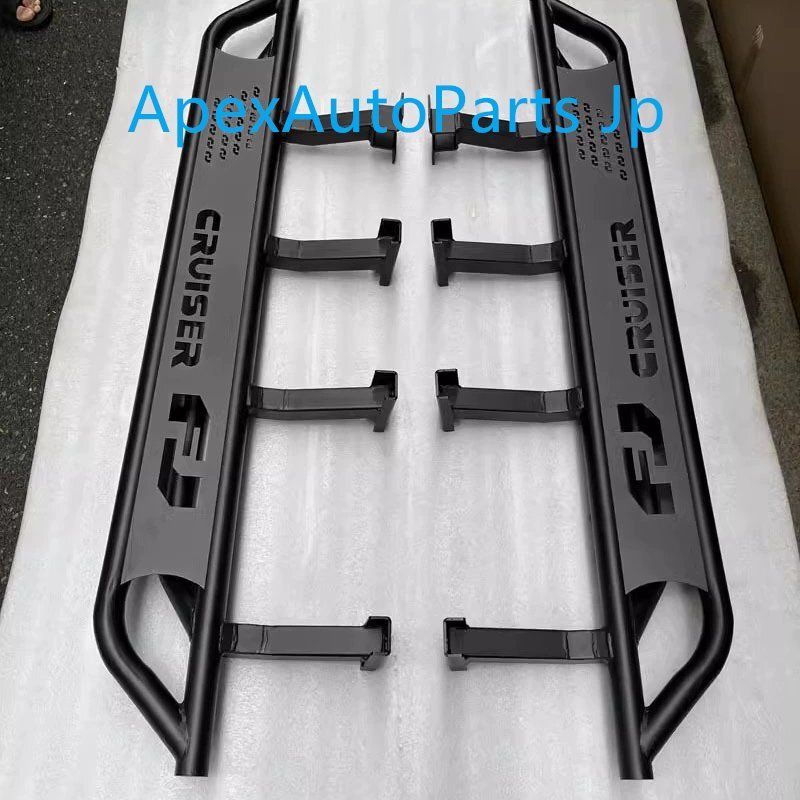 トヨタ FJクルーザー用 フレームマウント競技用サイドステップ 3本管オフロードサイドガード