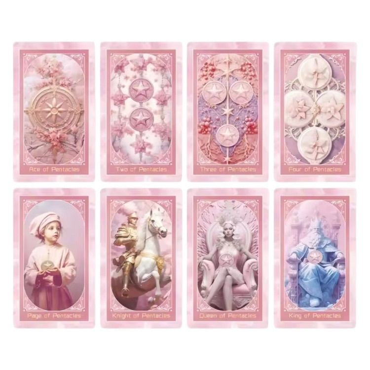 【正規品タロットカード】美麗アート×キュートピンク✨ファンタジーノエルタロット かわいいタロットカード特集【プロ占い師厳選】