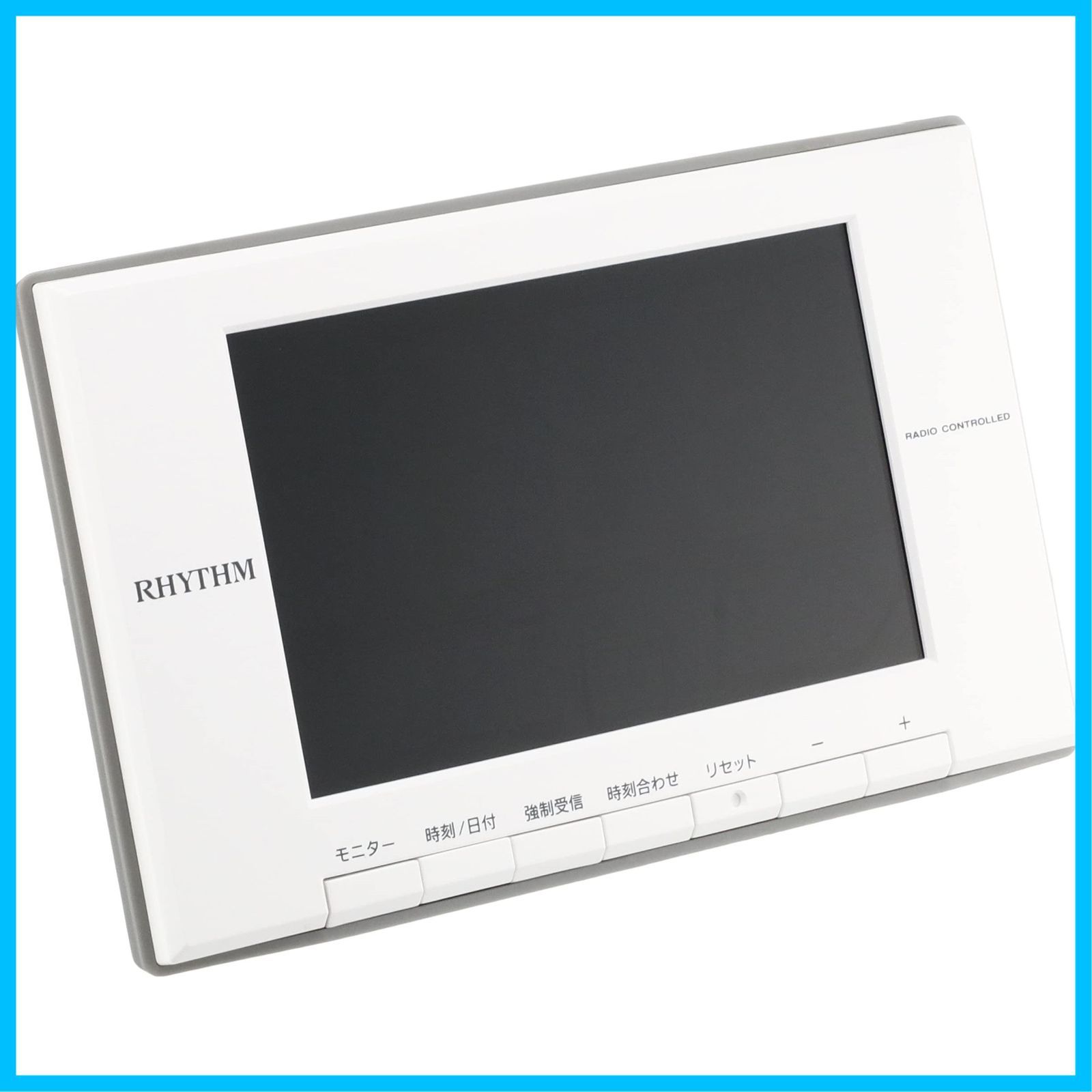 数量限定目覚まし時計 電波時計 リズム(RHYTHM) 温度計 カレンダー