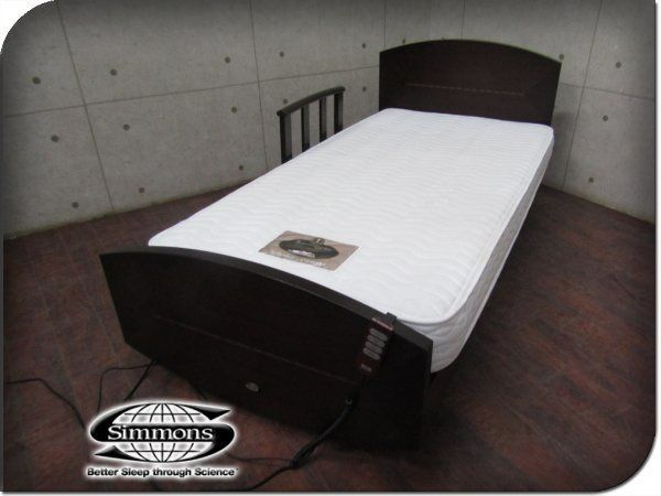 美品 Simmons/シモンズ Beautyrest Maxima/マキシマ Newfit 3モーター