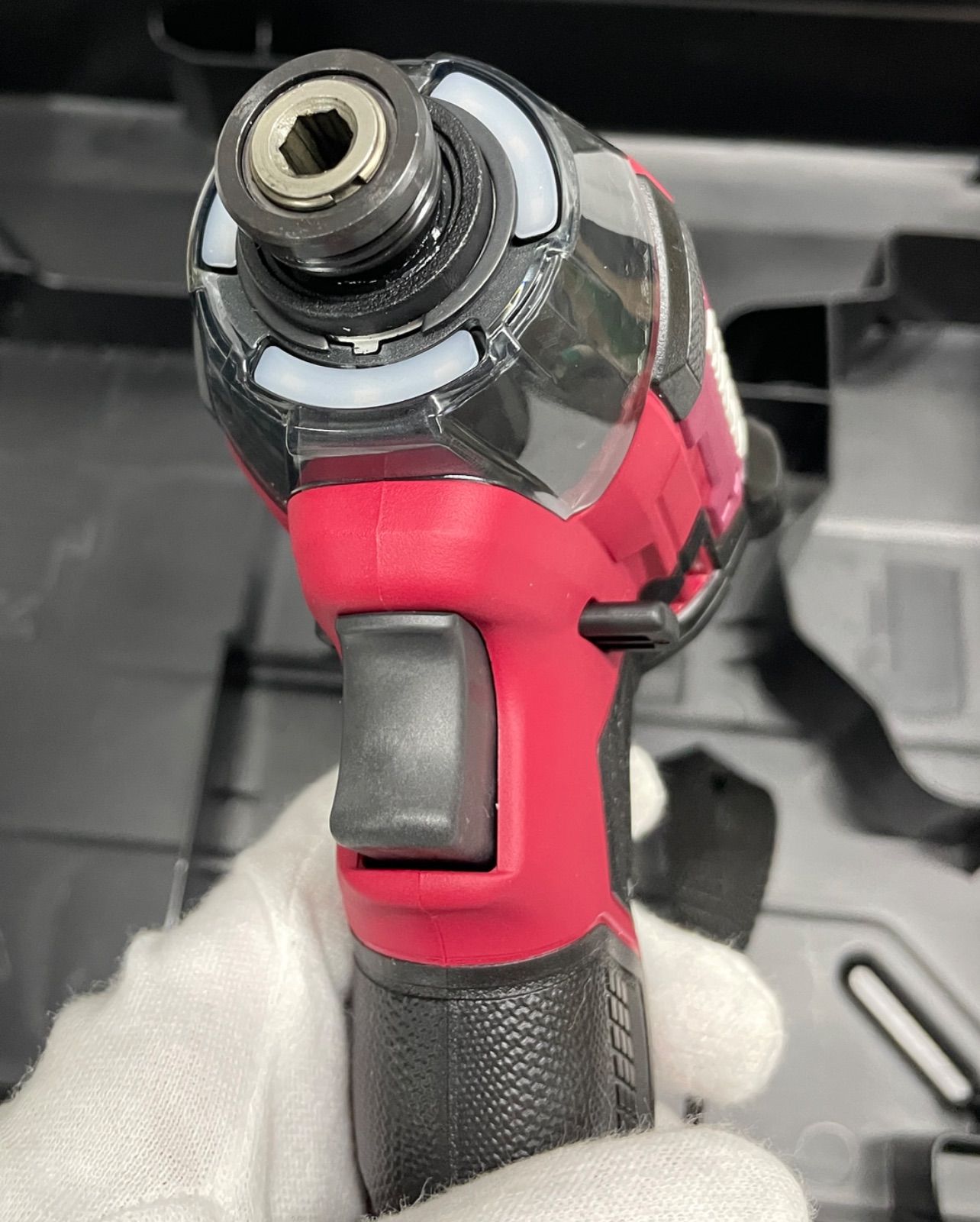 HiKOKI 充電式 コードレス インパクトドライバ WH36DD レッド系 ケース＆本体のみ 充電器 バッテリーは付いていません | ♥ HRDEVELOPMENT_JP