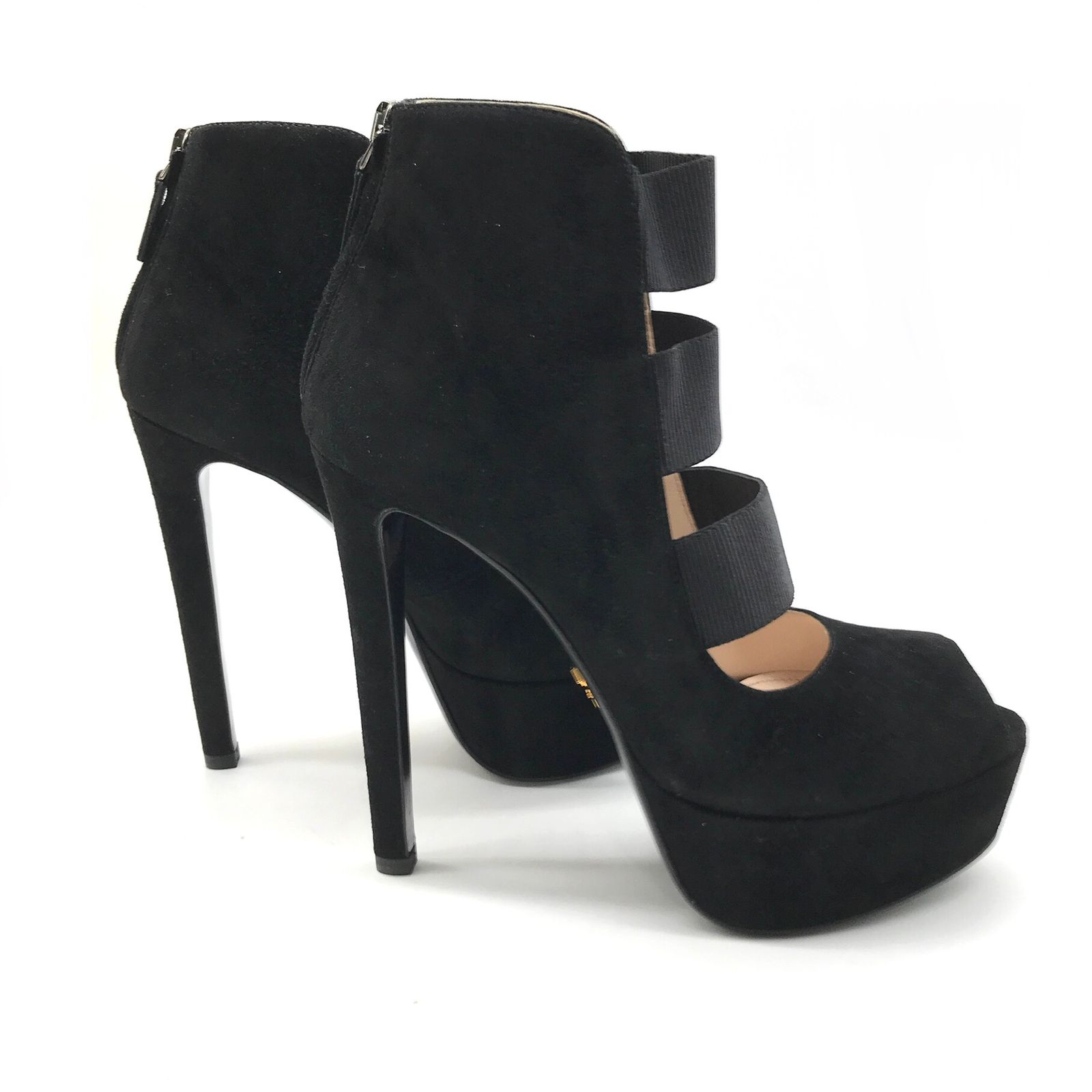 PRADA 黒 スエード ハイヒール 【公式通販】