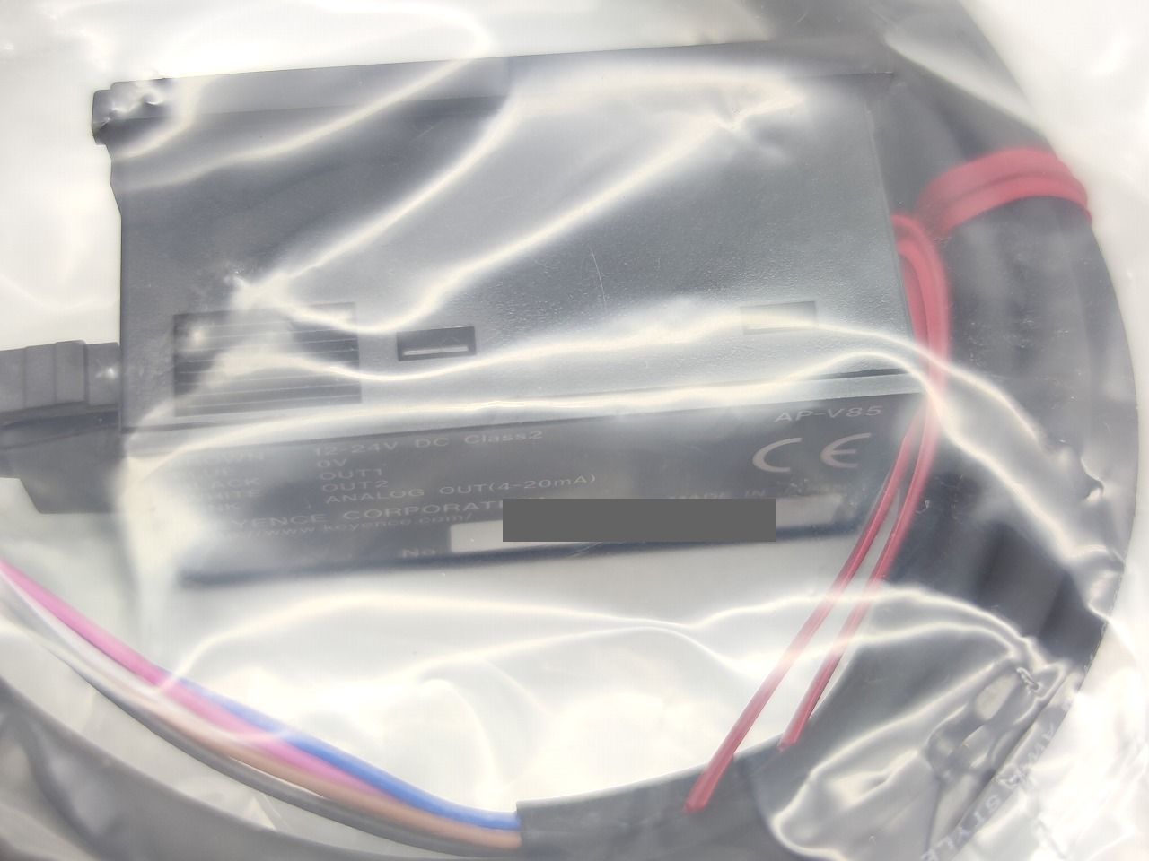 材料・資材 インボイス対応 箱汚れあり 未使用 キーエンス KEYENCE AP-V85