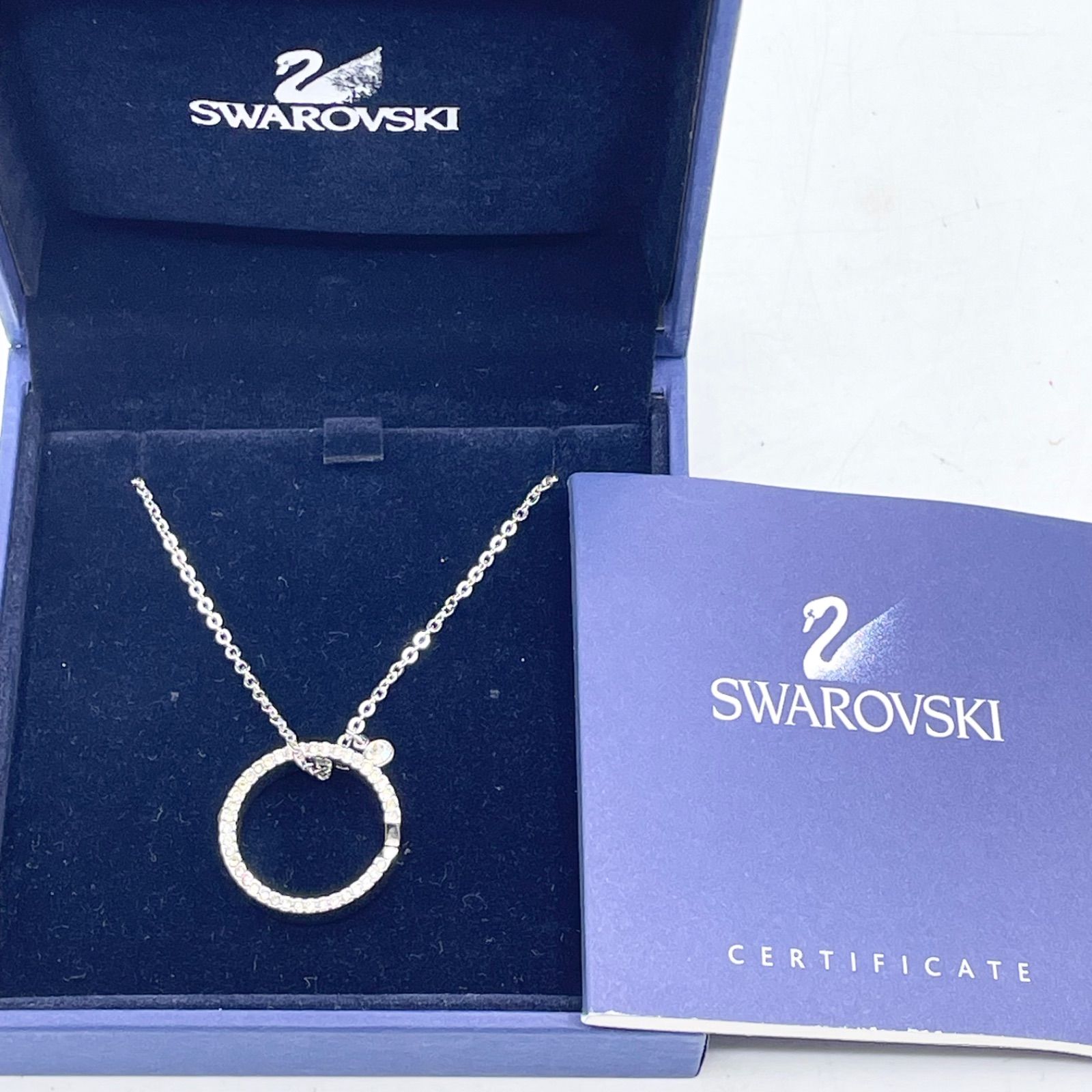 SWAROVSKI スワロフスキー ダズリング フープ ネックレス ライン