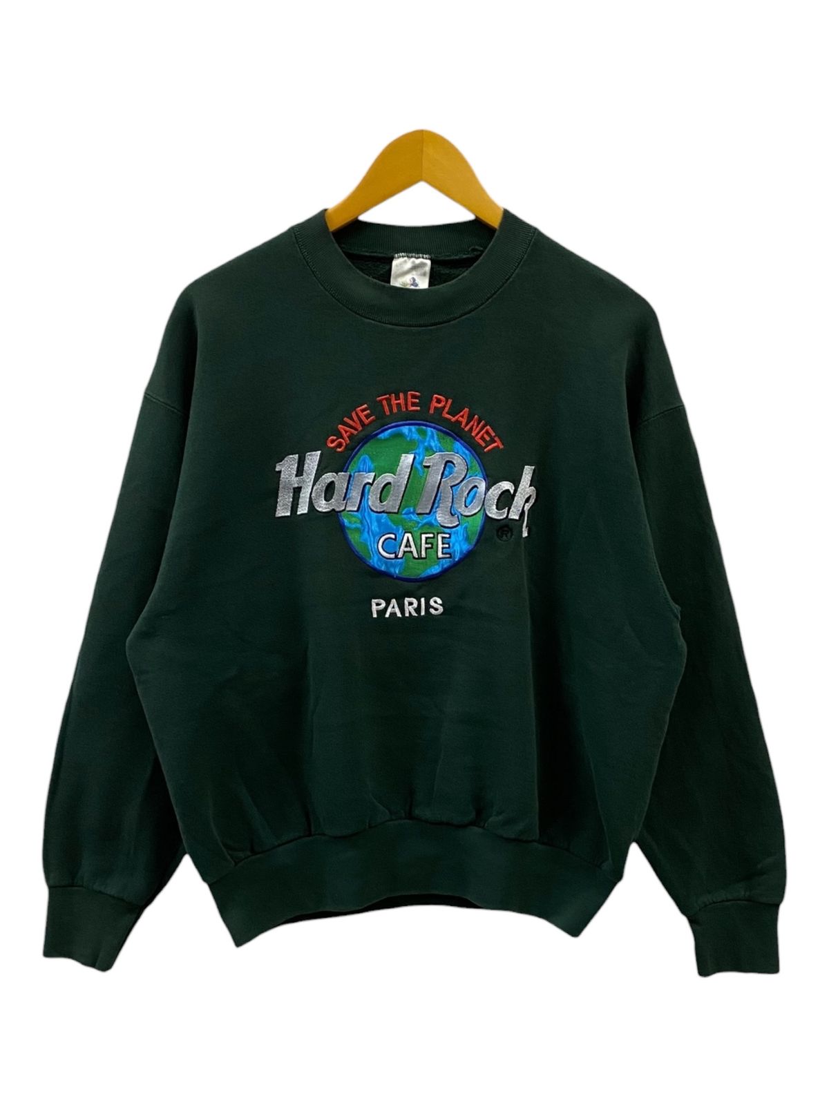 希少ハードロックカフェ PARIS 刺繍 ヴィンテージ トレーナー HARD ROCK CAFE (ハードロックカフェ) PARIS スエット